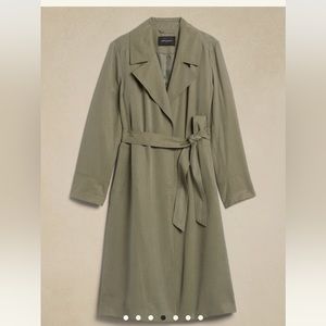 BRAND NEW BANANA REPUBLIC SOFT TRENCH COAT